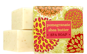 Greenwich Bay Pomegranate Shea Butter, 6 oz Bar